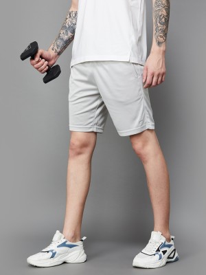 Fame Forever by Lifestyle Solid Men Grey Regular Shorts