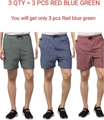 MASSIVE ENTERPRISES Checkered Men Multicolor Boxer Shorts