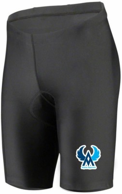 Alpine Bikes Solid Men Black Cycling Shorts