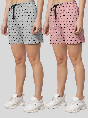 VMENTERPRISE Printed Women Multicolor Regular Shorts