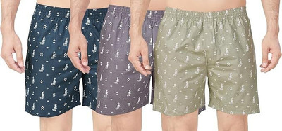 Kidbuddy Solid Men Reversible Multicolor Gym Shorts