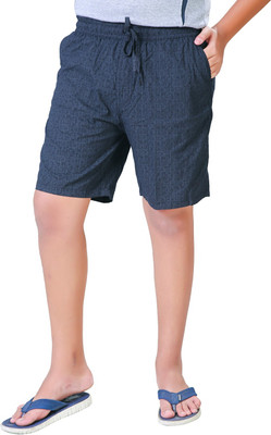 Chillax Printed Men Light Blue Bermuda Shorts