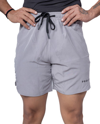 ProLift Solid Men Grey Gym Shorts
