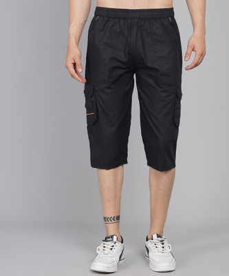 STUDIO NEXX Solid Men Black Casual Shorts