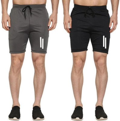 FARSH Self Design Men Multicolor Regular Shorts
