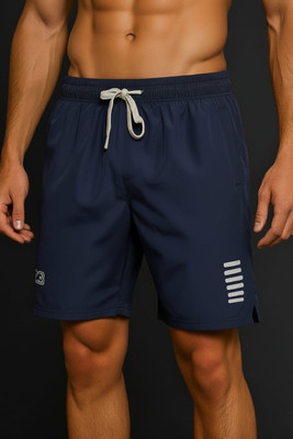 Prince Sports Solid Men Dark Grey Bermuda Shorts
