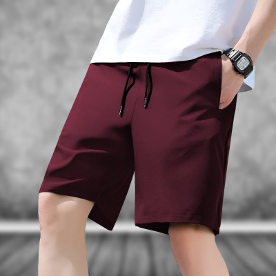 VCANEE Solid Men Maroon Casual Shorts
