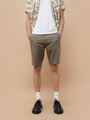 Fame Forever by Lifestyle Solid Men Brown Denim Shorts