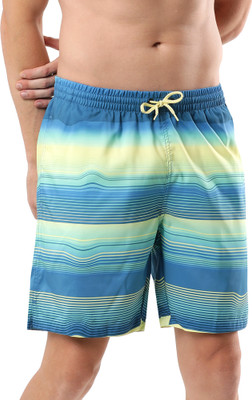 SPEEDO Printed Men Blue Swim Shorts