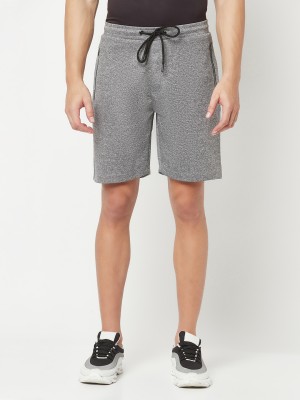 CRIMSOUNE CLUB Solid Men Grey Regular Shorts