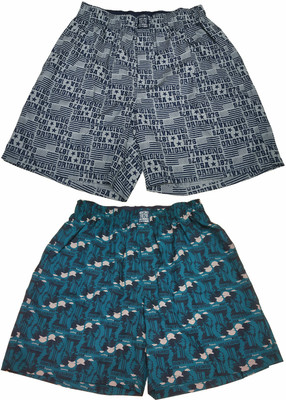 JOCKEY Printed Men Beige, Green Boxer Shorts