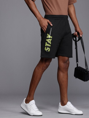 ARDEUR Printed Men Black Casual Shorts