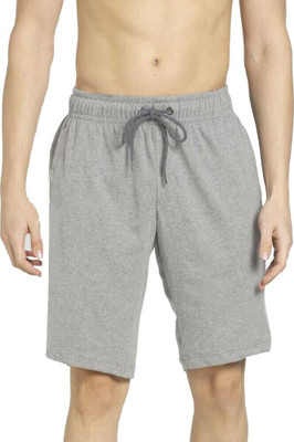 Gallop Clothing Self Design Men Grey Regular Shorts