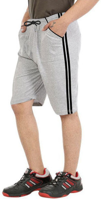 Sathvik Tex Solid Men Blue Regular Shorts