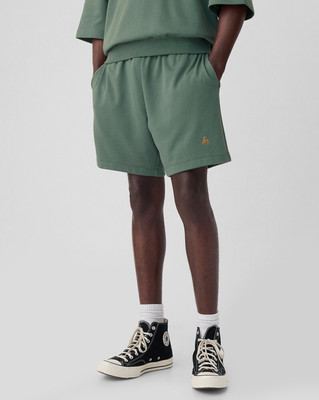 GAP Solid Men Green Basic Shorts