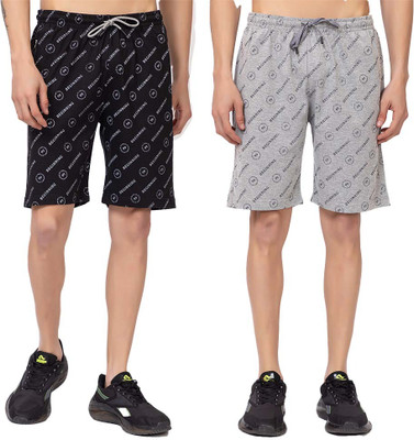 cozy cove Printed Men Multicolor Regular Shorts