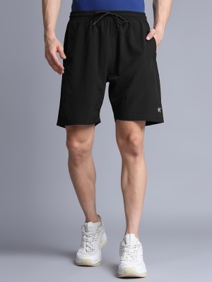 HRX by Hrithik Roshan Solid Men Black Casual Shorts