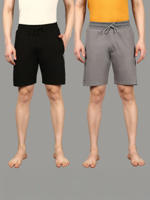 Roadster Solid Men Multicolor Basic Shorts