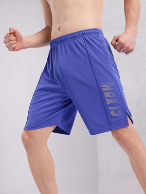 HRX by Hrithik Roshan Printed Men Blue Regular Shorts