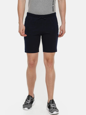 Dollar Solid Men Blue Bermuda Shorts