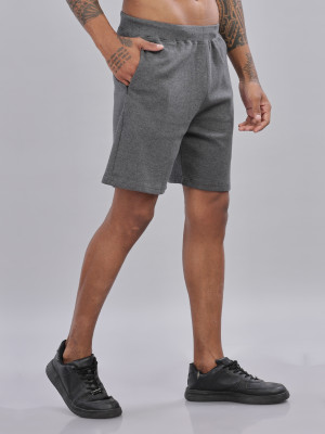 WEXFORD Solid Men Grey Basic Shorts