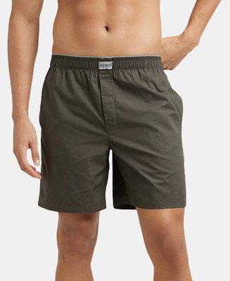 JOCKEY Solid Men Green Boxer Shorts