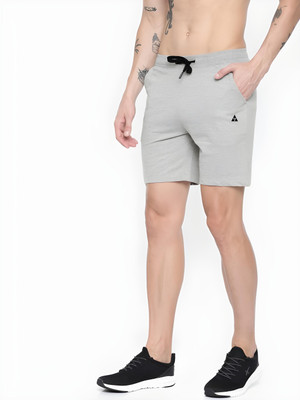 ARDEUR Self Design Men Grey Casual Shorts