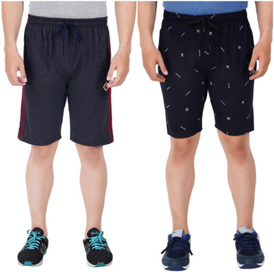 FEEL TRACK Printed Men Multicolor Regular Shorts