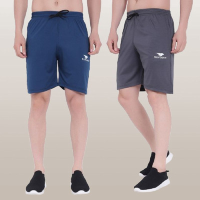 MGC MAANU Solid Men Dark Blue, Grey Beach Shorts