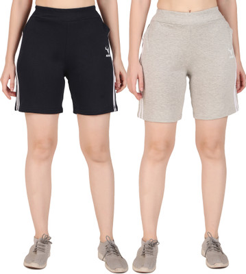Clothmaster Solid Women Multicolor Basic Shorts