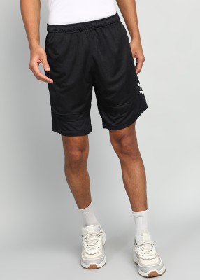 UNDER ARMOUR Printed Men Black Sports Shorts