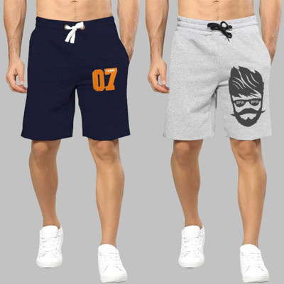 Basis Printed Men Multicolor Regular Shorts