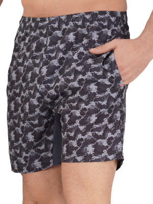 NINQ Printed Men Multicolor Night Shorts