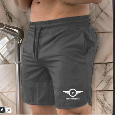 PersonaliTee Solid Men Grey Running Shorts