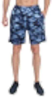 NOBEKA Military Camouflage Men Blue Regular Shorts