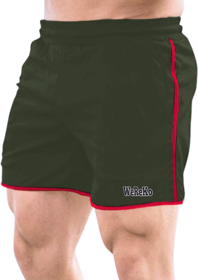 WeReKo Solid Men Reversible Multicolor Sports Shorts