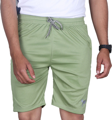 VEYNIZ Printed Men Light Green Sports Shorts