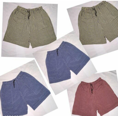 MASSIVE ENTERPRISES Checkered Men Multicolor Regular Shorts