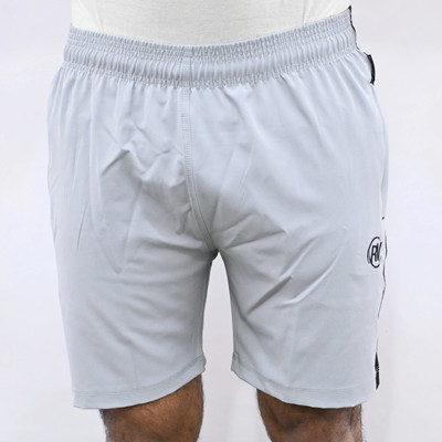 RV ROYAL Self Design Men Grey Regular Shorts