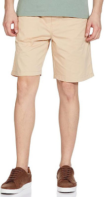 TOMMY HILFIGER Solid Men Beige Regular Shorts