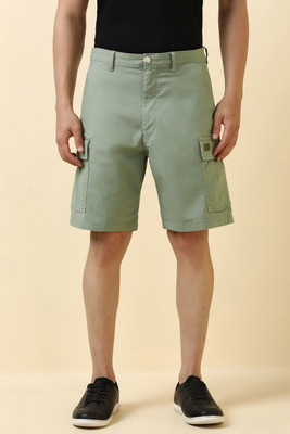 Allen Solly Solid Men Green Casual Shorts