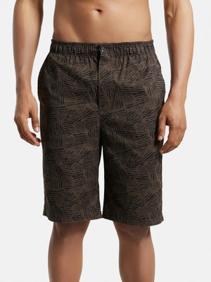 JOCKEY Printed Men Brown Bermuda Shorts