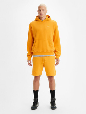 LEVI'S Solid Men Yellow Casual Shorts