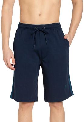 JOCKEY Solid Men Dark Blue Regular Shorts