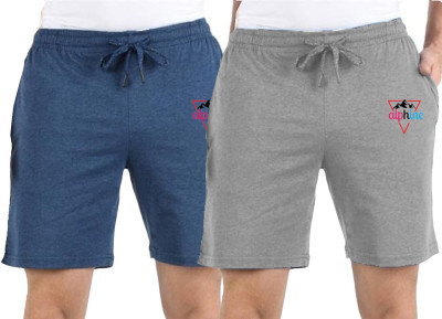 ALPHINE Printed Men Multicolor Basic Shorts