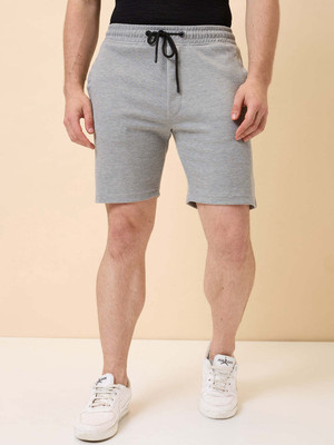 Status Quo Solid Men Grey Regular Shorts