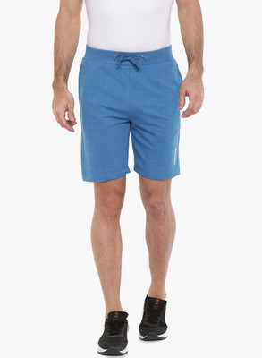 Force NXT Solid Men Blue Bermuda Shorts