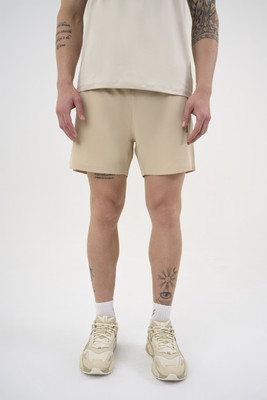 DCYPHR Solid Men Beige Sports Shorts