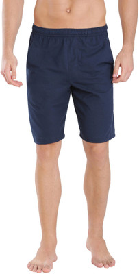 JOCKEY Solid Men Dark Blue Sports Shorts