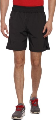 Perf Self Design Men Black Sports Shorts